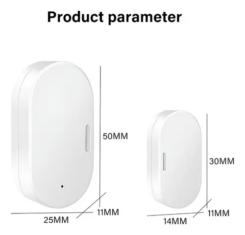 Tuya Zigbee-sensor Magnético Para Puerta Y Ventana. Alexa Blanco