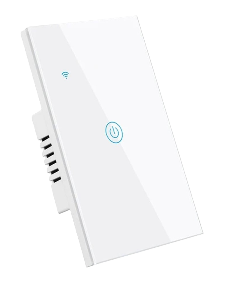 Switch Interruptor Tactil Wifi Inteligente (1 Boton) - Tuya Blanco