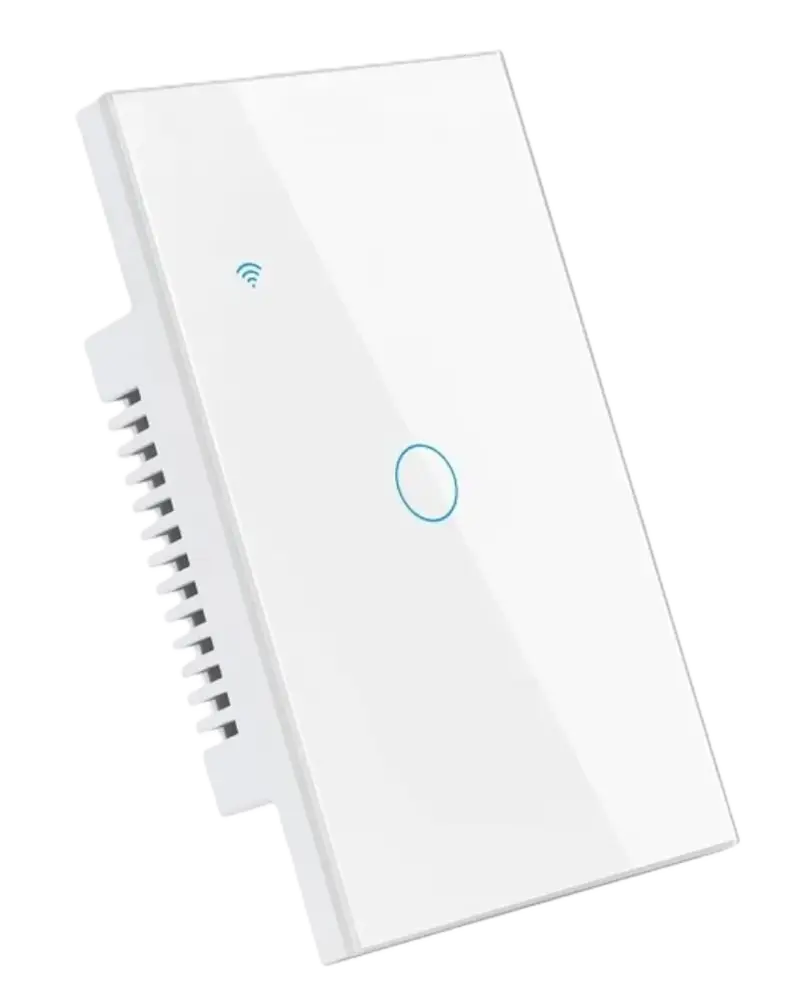 Interruptor Tactil Inteligente Wifi Domótica - Tuya Blanco 1 Botón