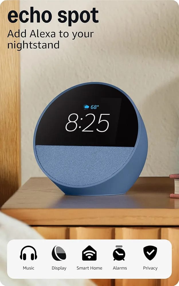 Amazon Echo Spot - Azul Marino