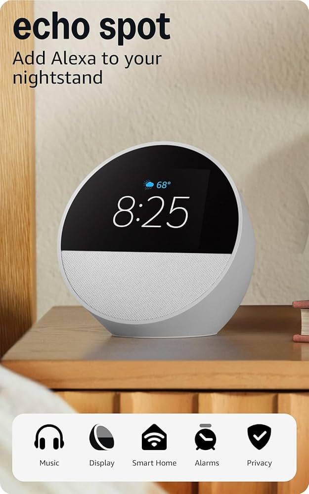 Amazon Echo Spot - Blanco