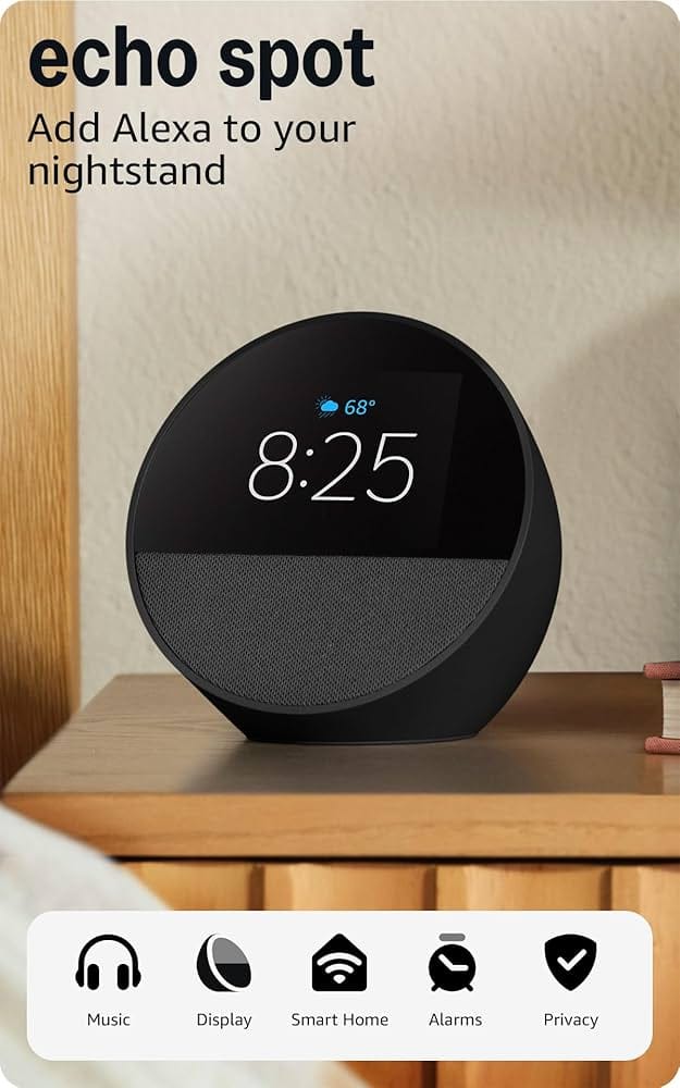 Amazon Echo Spot - Negro