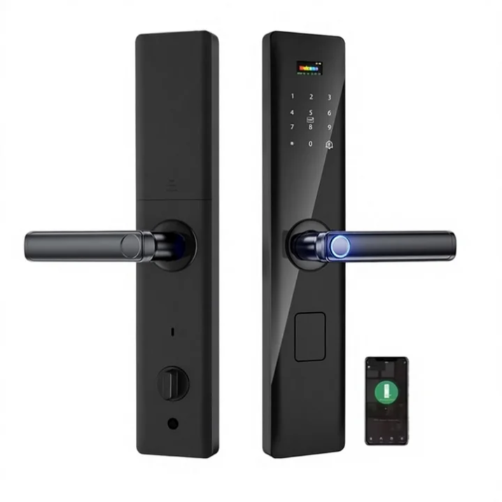 Cerradura WIFI • DM0127 • Semiautomatica (Negro)
